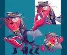 TRPG・ゲーム用立ち絵★制作します 丁寧&ハイクオリティな立ち絵を厚塗りで制作！ イメージ4