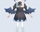 キャラ作成からlive2dモデリングまで制作します イラストからモデリング全て込みでのお値段です イメージ3