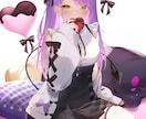Vtuberなどの可愛いキャラクターを描きます 動画や配信のサムネイルなどに使用できるイラストを描きます イメージ4