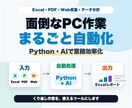 Pythonで事務作業を効率化・自動化します Excel・PDF・スクレイピング・データ分析に対応 イメージ1