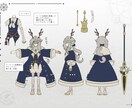 キャラクターデザイン＋立ち絵を制作します ファンタジー向け！ 大手ゲーム会社様から好評！ イメージ2
