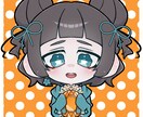 量産型のミニキャライラストお描きします 推し石や誕生石を持たせよう！商用利用込み！ イメージ4