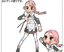 デフォルメキャラ描きます どんな絵柄、画風に対応できるよ！心を込めて描きますぜ イメージ1