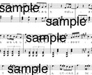 2分までメロディ1500円】楽譜作成します 絶対音感で高品質な譜面を耳コピにて作成いたします。 イメージ3