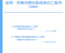 雇用関係のどんな助成金が当てはまるか、全て教えます 雇用関係の助成金受給額を診断します。従業員が1名以上で受給 イメージ1