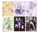 VTuber様の宣伝プロフィール画像作成致します キラキラゴテ盛りデザインが得意です！ イメージ4