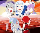 SNSで大注目！VTuberの１ページ漫画描きます 商用利用も無料で大歓迎です！！ イメージ1