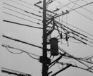 ボールペン画（主に電柱や風景）を描きます モノクロイラスト好きな方にオススメです。ベタ塗り無し。 イメージ1