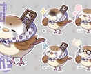 グッズ制作にぴったりなSDキャラ描きます グッズ制作アイコン配信サムネ！全身SDキャラ！ イメージ7