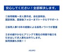 プロがindeedの求人原稿作成します 16年の採用人事経験×ライティング力で理想の求人原稿を作成 イメージ3