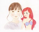 見られるSNSに♪ふんわり系イラスト描きます SNSで顔出しできない方、可愛いアイコンにしたい方へ イメージ2