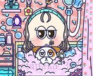 キャッチーで目を引くイラストを描きます 商用/二次◎SNSアイコン.似顔絵.ジャケットなど！！ イメージ4