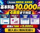 ACCESSで業務システムを作成・改修します 現役エンジニアによるACCESS業務システム開発 イメージ3