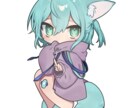VRCアバターやオリジナルキャラのイラスト描きます SNSアイコンにも使える、デフォルメ系イラストです イメージ3