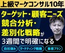 上級コンサルのプロ★がマーケティング戦略策定します 競合顧客分析＋ポジション整理＋コンセプト設計で価値創出！集客 イメージ1