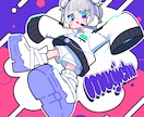 目を引くオリジナルアイコン制作します グッズ制作用イラストやキャラクターデザインもお任せください！ イメージ9