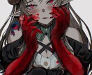 ドキドキ、ゾクゾクするヤンデレイラスト制作致します ゲス顔、半目など、クセのある表情・イラストが好きな方へ イメージ4