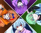 色んな用途のイラスト制作します アイコン用、結婚式用、小説用、サムネ用、鑑賞用等色々な要素で イメージ8