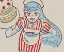 色数限定でおしゃれな人物イラスト描きます SNS、MV・動画サムネイル、表紙、記念日イラスト等に！ イメージ1