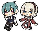 可愛いもちっとしたイラスト描きます 可愛いもちっとしたデフォルメイラストをお描きします♪ イメージ1