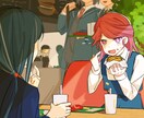 1枚絵やラインスタンプ等を描かせていただきます 温かみのあるカジュアルなイラストを描きます！ イメージ5