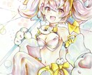 あなただけの一点物アナログイラストを制作いたします コピックで鮮やかな色彩で可愛い女の子を描きます。 イメージ9