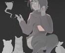 可愛い「立ち絵や１枚絵」作ります グッズ、動画素材などにも。特に獣が得意です！！ イメージ3