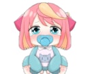 赤ちゃん化イラスト承ります アイコンなどに使いやすくてかわいい赤ちゃんイラスト！ イメージ1