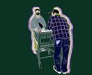 アイコン、イラスト描きます 大雑把なイメージを形にします。 イメージ1