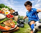成長期サッカー選手の体を変える1週間食事設計します 1週間で体を大きくする食事設計｜1日2食｜身長体格・練習対応 イメージ1