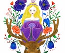 絵本のような手描きアイコン制作します 絵本の1ページのような、あなただけの世界観を描きます イメージ1