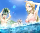アイコンや1枚絵などご希望のイラスト描きます 可愛い女の子やカッコイイ男の子などが得意です イメージ5