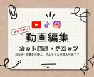 動画編集いたします 実績作りのため、9/15まで格安サービス中です。 イメージ1