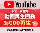 YouTube再生回数3,000回～増加させます ショート動画／複数動画への振り分けも可 イメージ1