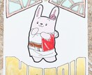 擬人化した動物イラストを描きます ペン入れした下書き原画もプレゼント イメージ3