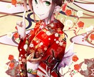 着物絵・和装絵得意ですのでよろしくお願い致します アマチュアですが和系のイラスト承ります! イメージ4