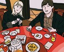 お気に入りの写真をデジタルイラストにします 線画のシンプル可愛い絵を描きますです。相談もお気軽にどうぞ。 イメージ1