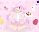 かわいい女の子のイラストを描きます 様々な用途で使用できるイラストを描きます！ イメージ1