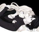 カップル・ペア・夢絵イラスト描きます 二人の関係性が一目でわかるイラストをお描きします。 イメージ1