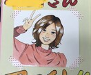 漫画チックな似顔絵描きます アイコンや名刺、ポスターなどに似顔絵を付け加えたい方へ イメージ6