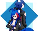 SNSアイコン描きます かわいいSDキャラ・かっこいいバストアップなんでも可能 イメージ2