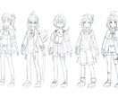 貴方のオリジナルキャラクターをデザイン致します 【実績用低価格】設定資料からTRPG用などなんでも承ります！ イメージ7