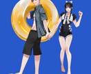 Vtuber✦TRPG全身立ち絵承ります おじさん～美少女まで多種多様なキャラクターを制作！ イメージ6