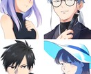 男性キャラが得意、アイコン等のイラスト描きます 低価格で高品質な目を引く魅力的なキャラクターを描きます イメージ5