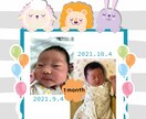 赤ちゃんの写真を「とっておきの1枚」にします マタニティー、ハーフバースデー、誕生日などの記念日に イメージ3