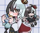 太線×ポップなデフォルメキャラ描きます 太線とぱきっとした色のポップなデフォルメイラストを制作します イメージ7
