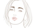アパレル系のガーリーな似顔絵描きます SNSや電話帳のアイコンに！ふんわりとした表現で使いやすい！ イメージ2