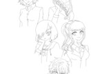 キャラクターのイラスト作成します オリキャラのイラストを作成させていただきます！ イメージ5