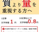 AI文章×プロの編集でスピーディーに大量納品します AIを活用し、スピーディーで大量納品を実現します。 イメージ1