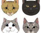 わんちゃん猫ちゃんをリアルタッチでイラストにします ペットのリアルタッチイラスト化 イメージ1